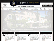 Tablet Screenshot of leetegenerators.com